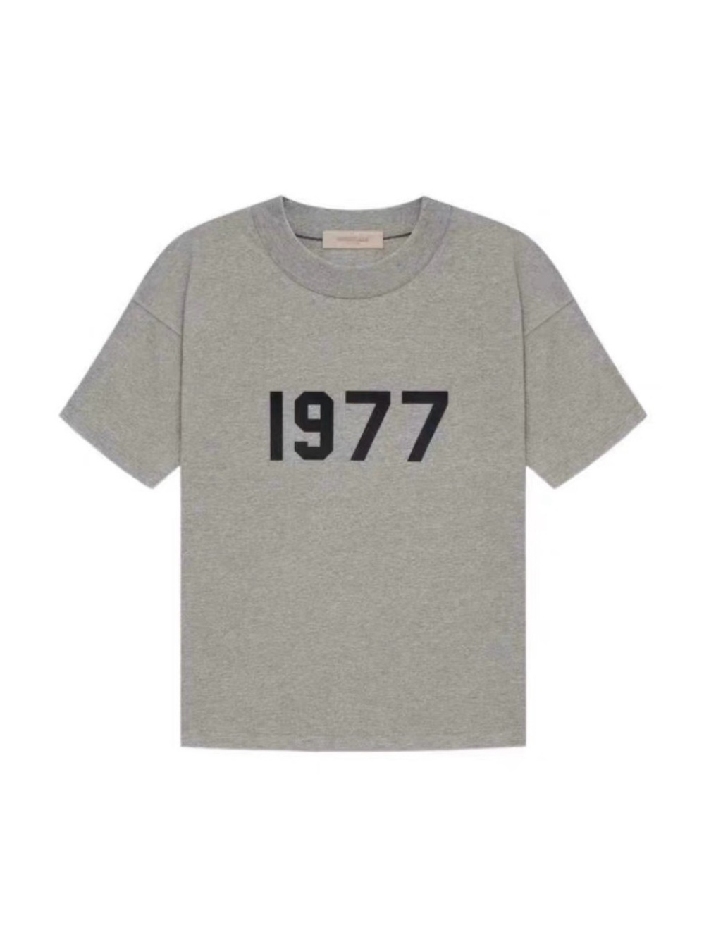 Essentials Gray '1977' Short Sleeve Graphic Tee - Picture 7 of 8